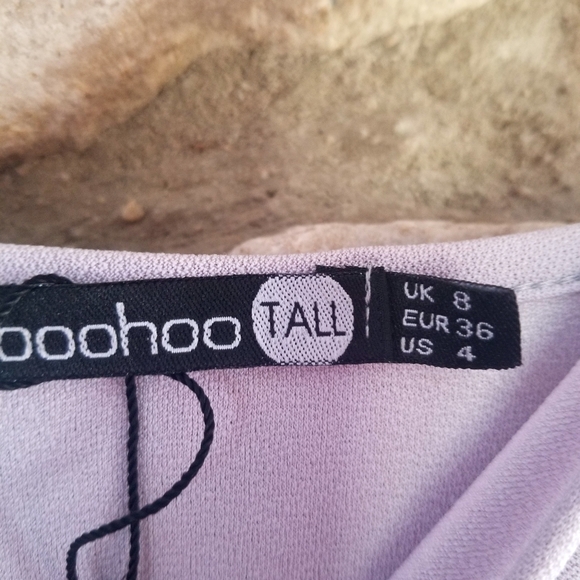 BooHoo Tall - Wrap Split leg Culotte Jumpsuit - Picture 7 of 8